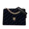 Dior Oblique Velvet Diorama Satchel