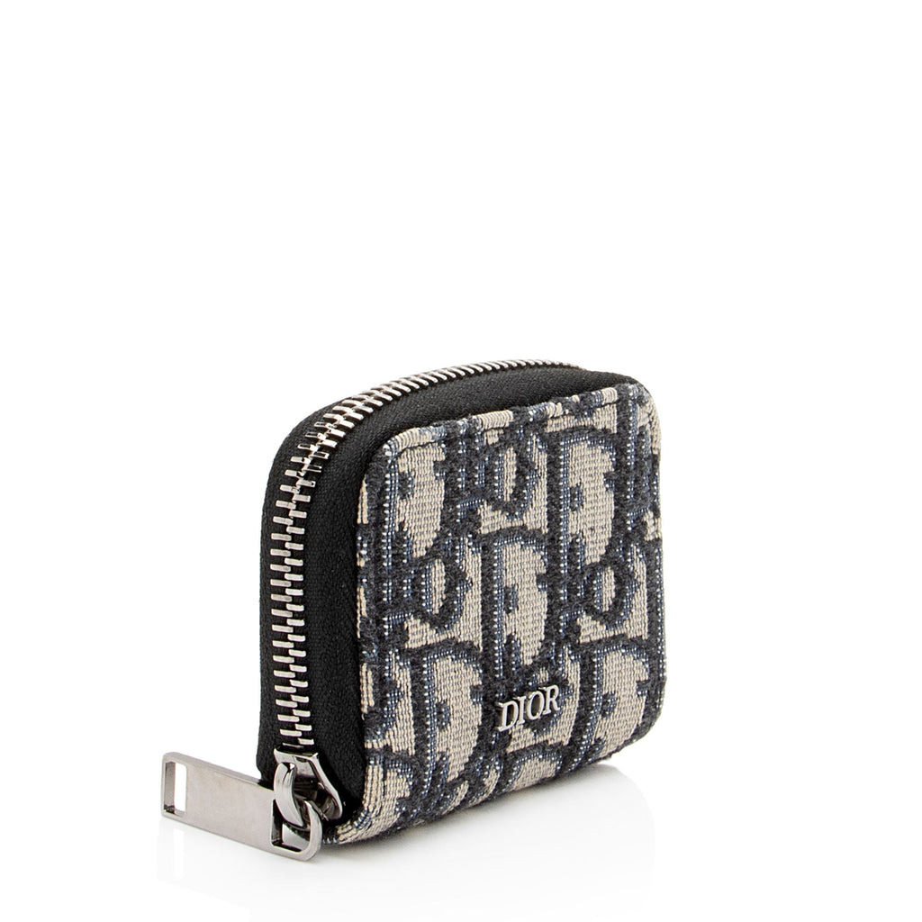 Dior Oblique Zip Coin Purse