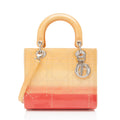 Dior Patent Leather Ombre Lady Dior Medium Tote