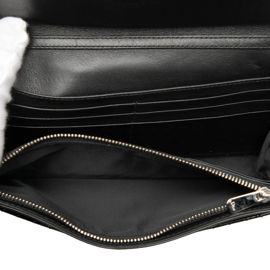 Dior Patent Cannage Lady Dior Wallet On Chain