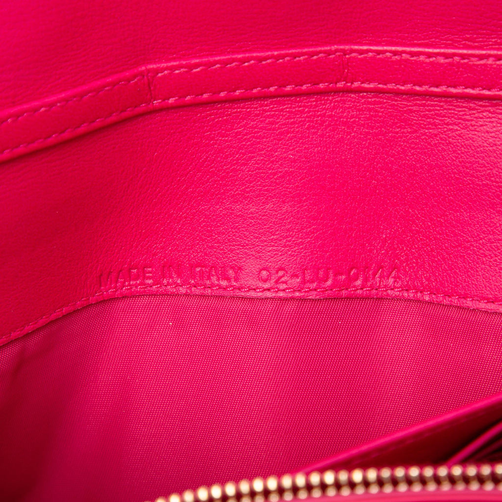 Dior Patent Cannage Lady Dior Wallet On Chain
