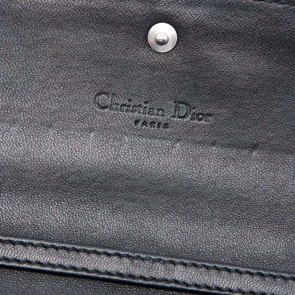 Dior Patent Cannage Lady Dior Wallet On Chain