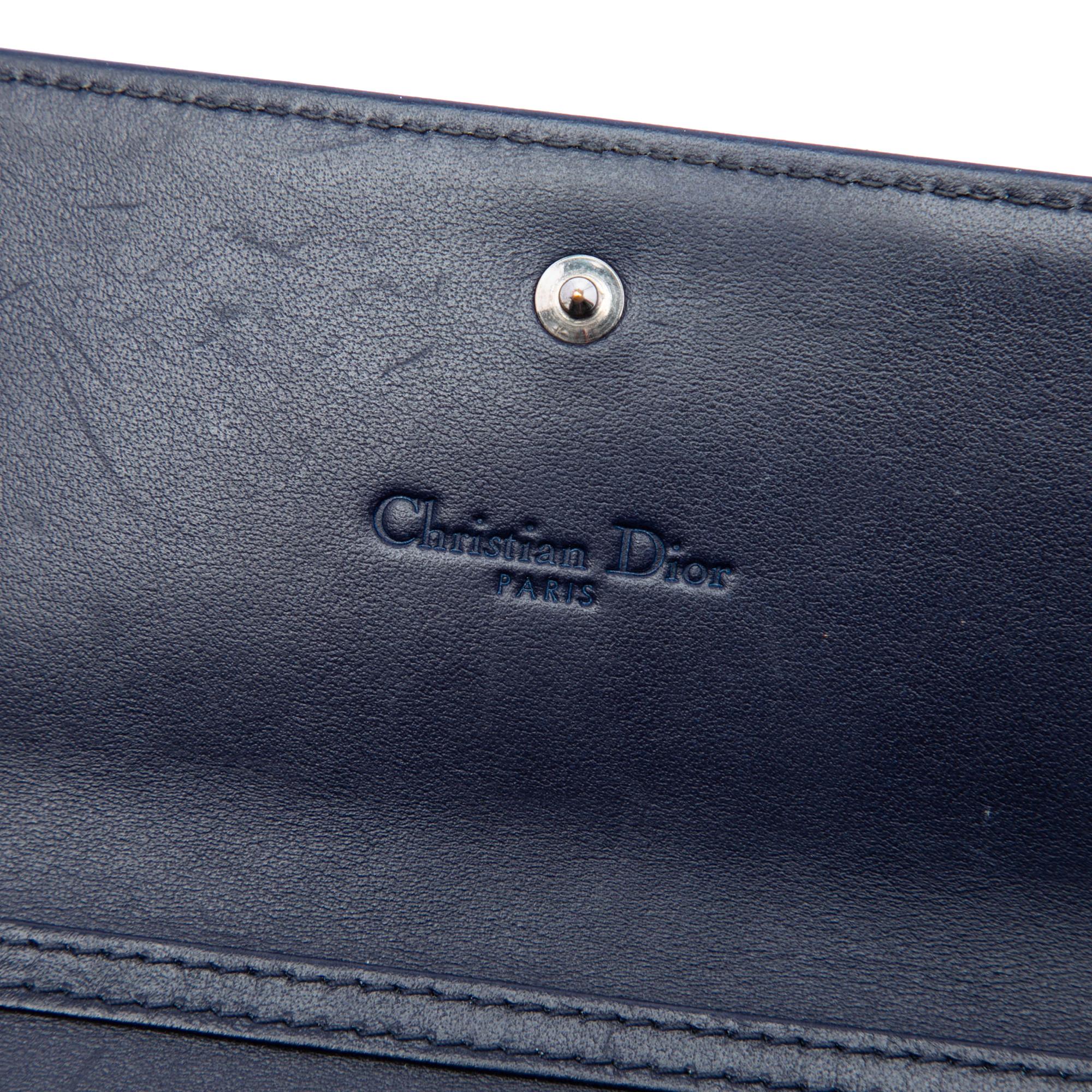 Dior Patent Cannage Lady Dior Wallet On Chain