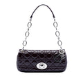 Dior Patent Cannage Rendezvous Shoulder Bag