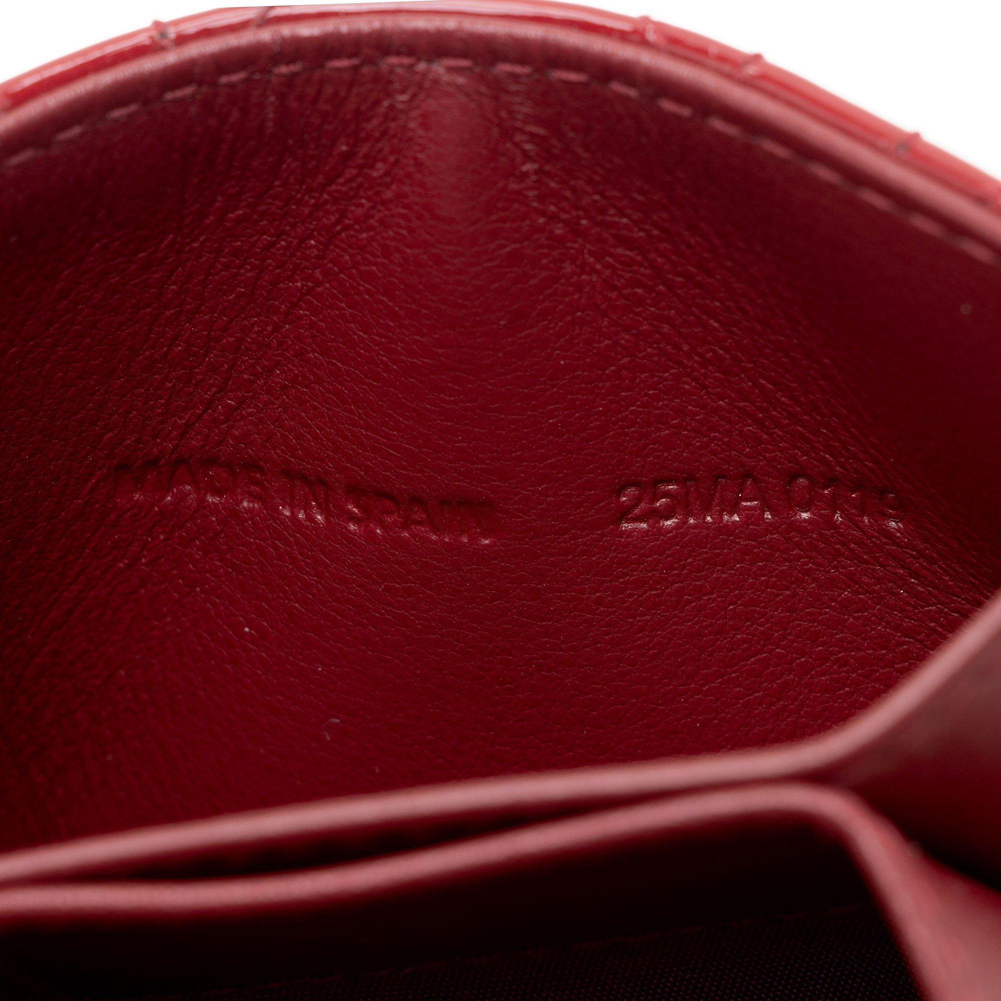 Dior Patent Leather Cannage Lady Dior 5 Gusset Card Holder (SHF-jwrIuS)