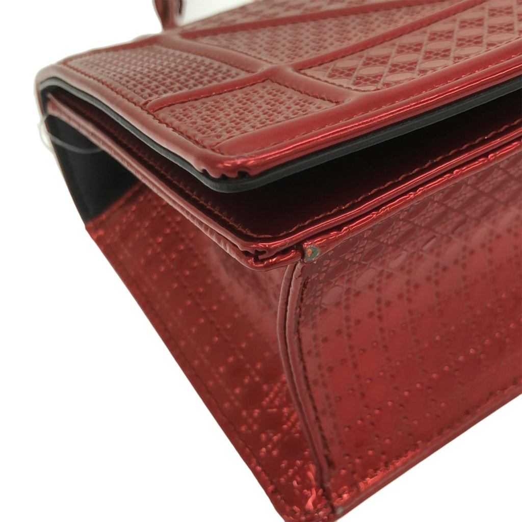 Dior Patent Microcannage Diorama Crossbody Bag (SHG-nk7GZA)