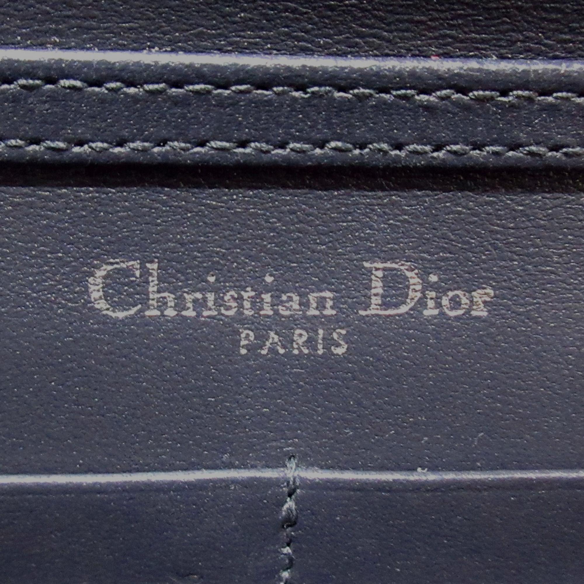 Dior Patent Microcannage Diorama Wallet on Chain (SHG-Lyb37J)