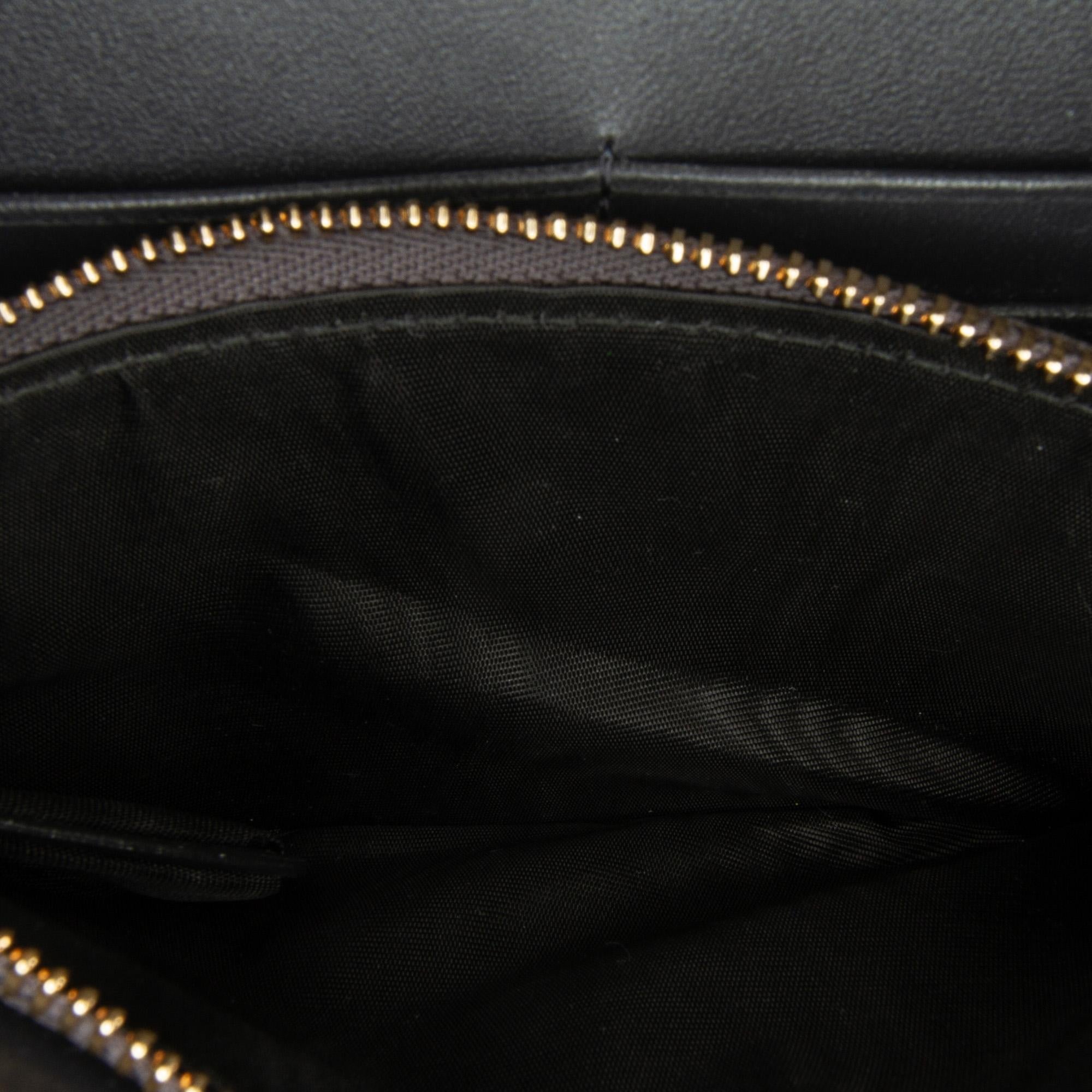 Dior Patent Microcannage Diorama Wallet on Chain (SHG-slLLNI)
