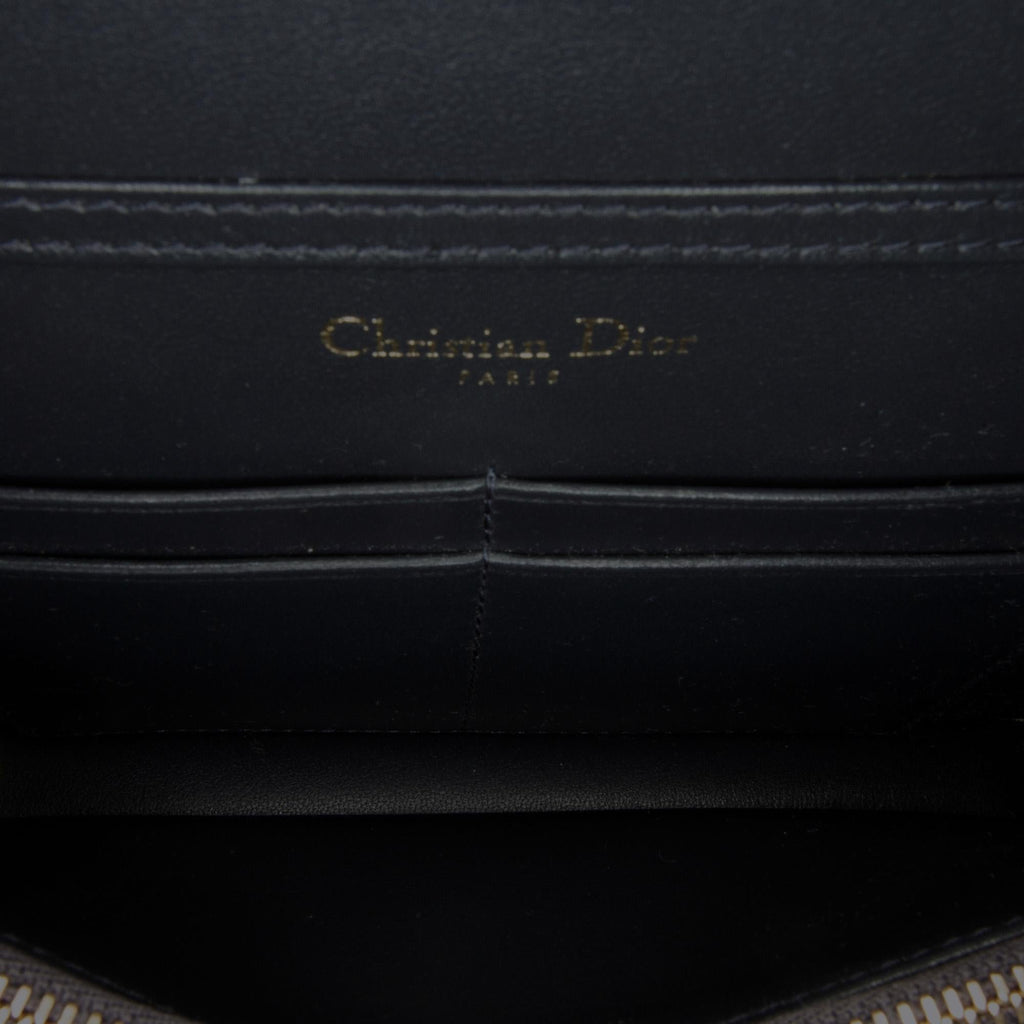 Dior Patent Microcannage Diorama Wallet on Chain (SHG-slLLNI)