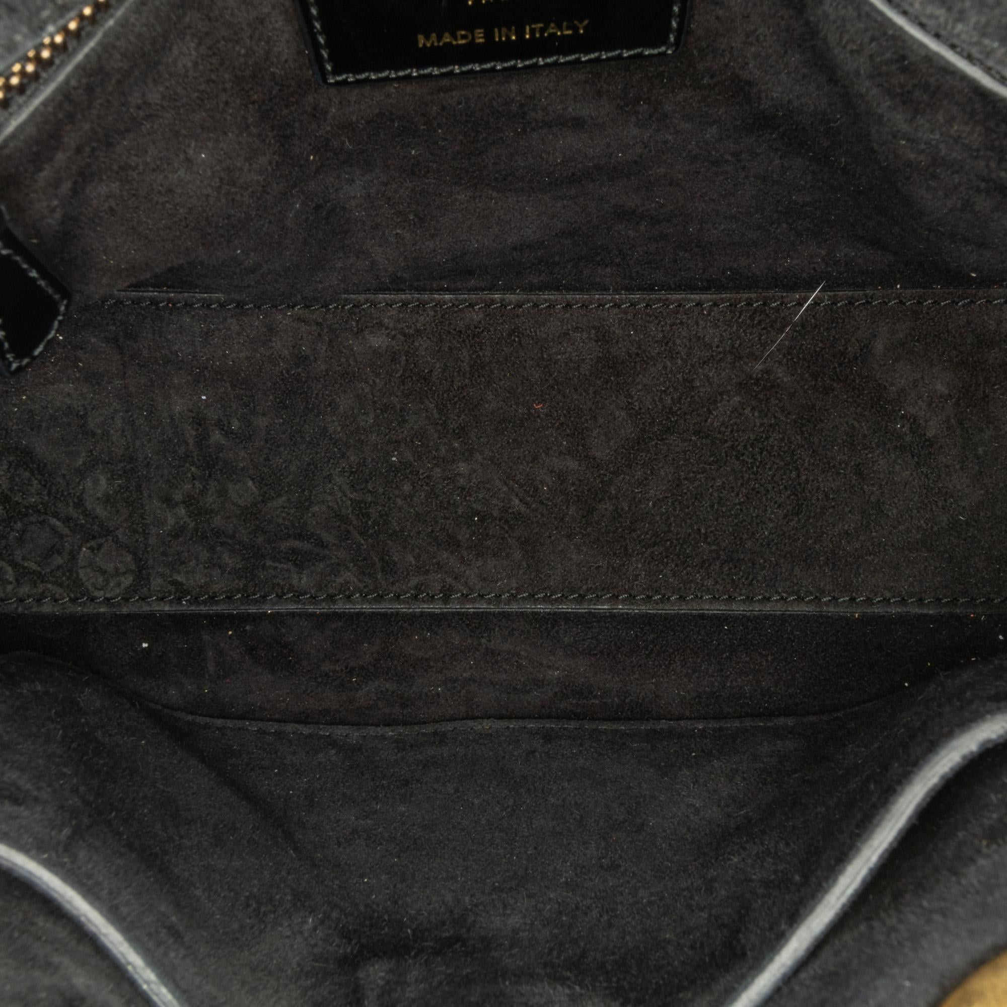 Dior Small Crinkled Patent Cannage Lucky Badges My Lady Dior (SHG-hlArBP)