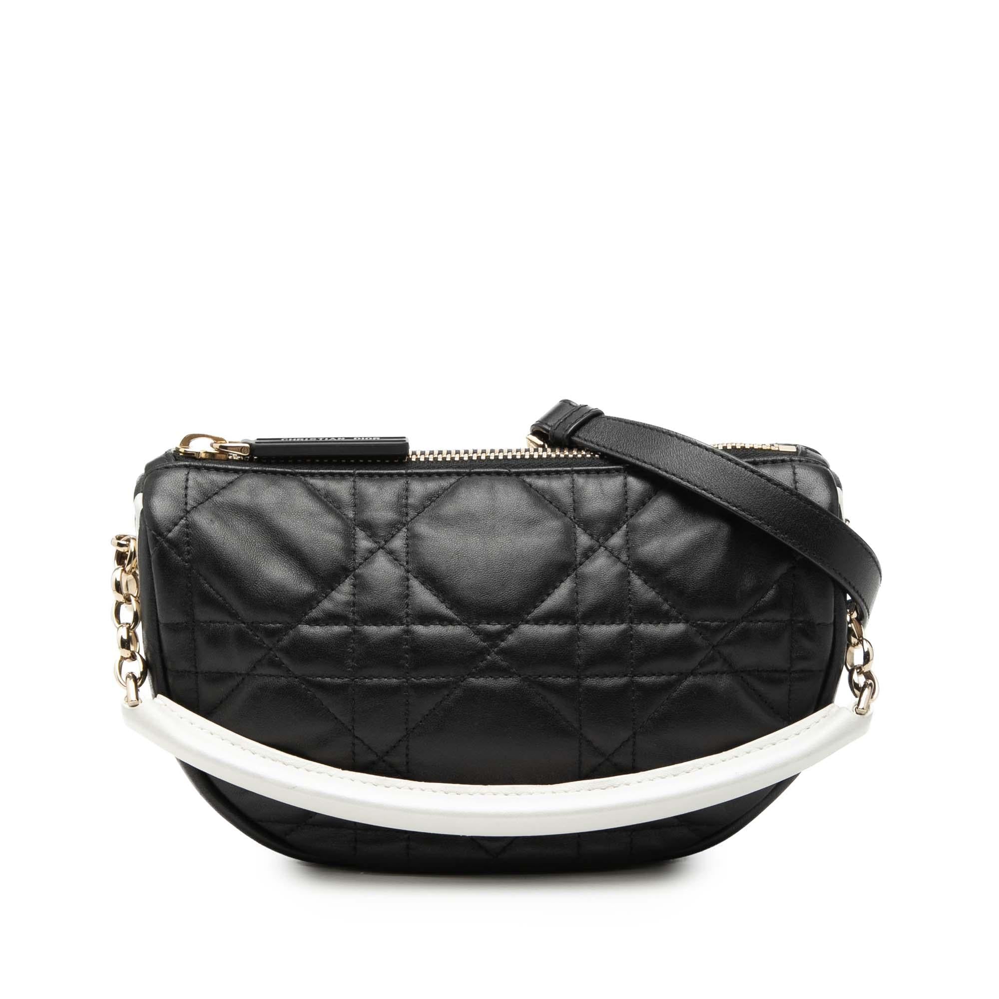 Dior Small Lambskin Cannage Dior Vibe Hobo