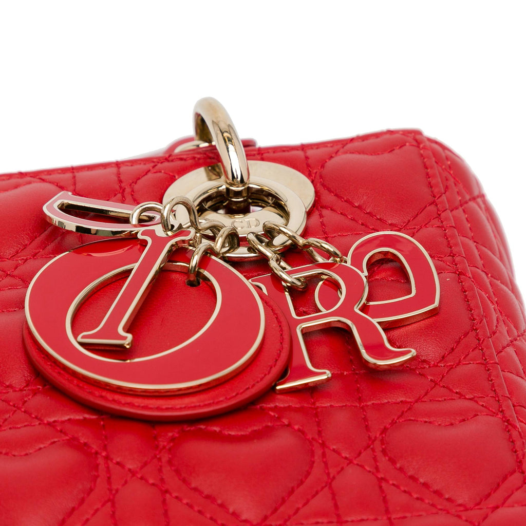 Dior Small Lambskin Cannage Dioramour My ABCDior Lady Dior (SHG-q30lLj)