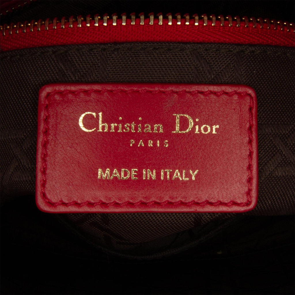 Dior Small Lambskin Cannage My ABCDior Lady Dior (SHG-J6Pz6W)