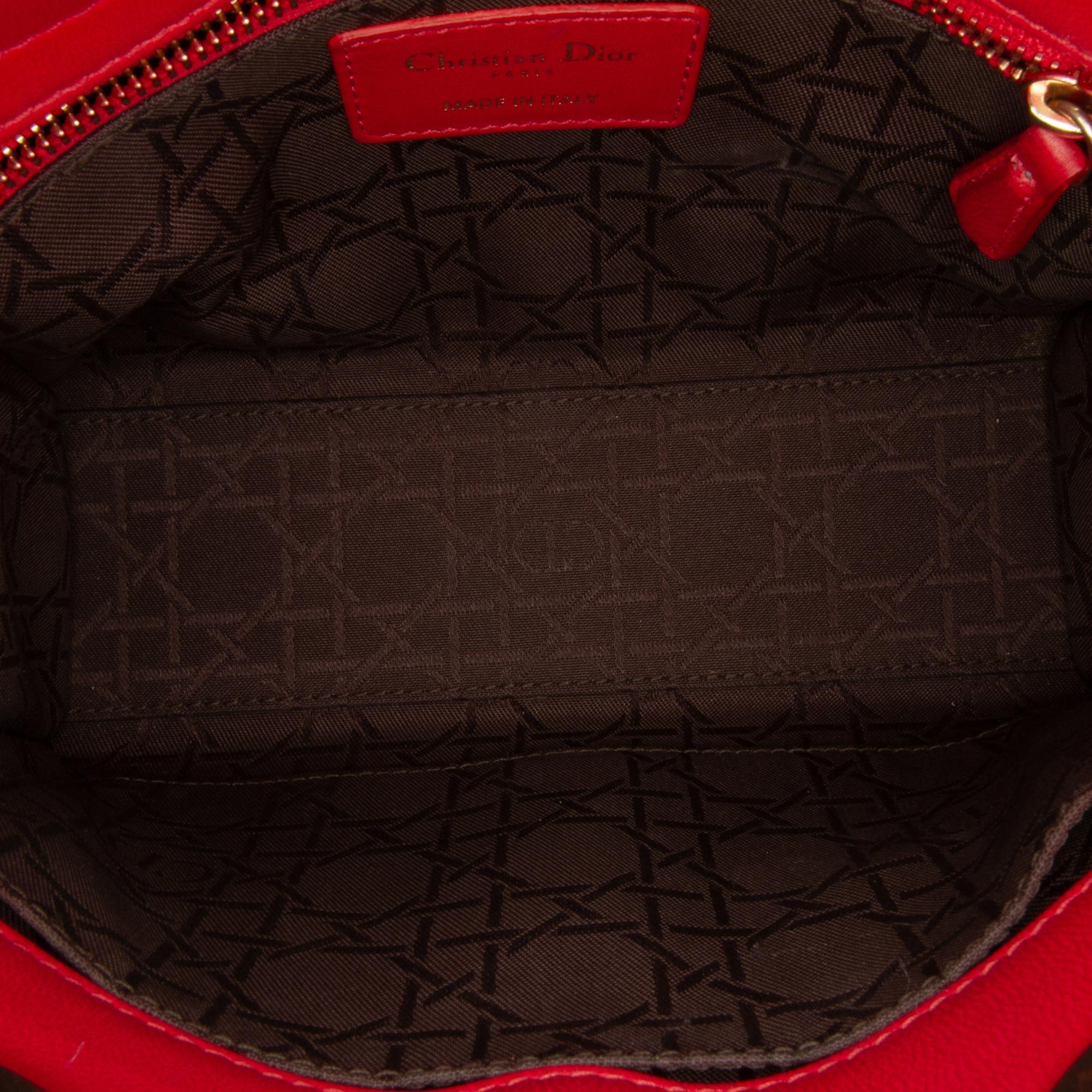 Dior Small Lambskin Cannage My ABCDior Lady Dior (SHG-J6Pz6W)