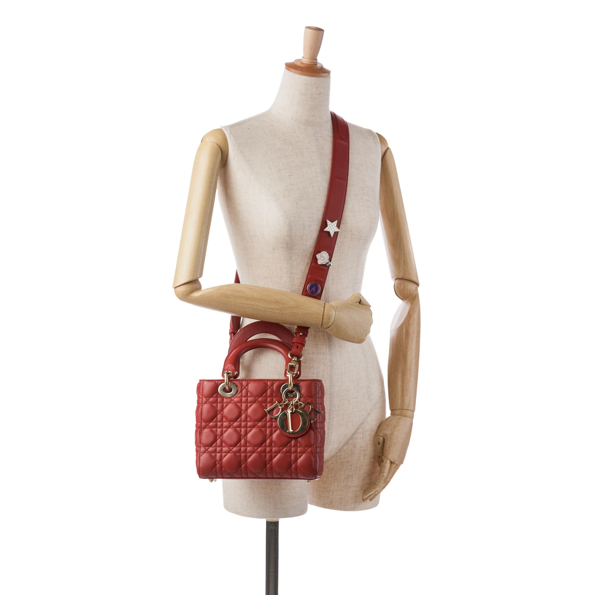 Dior Small Lambskin Cannage My ABCDior Lady Dior (SHG-i1WibT)