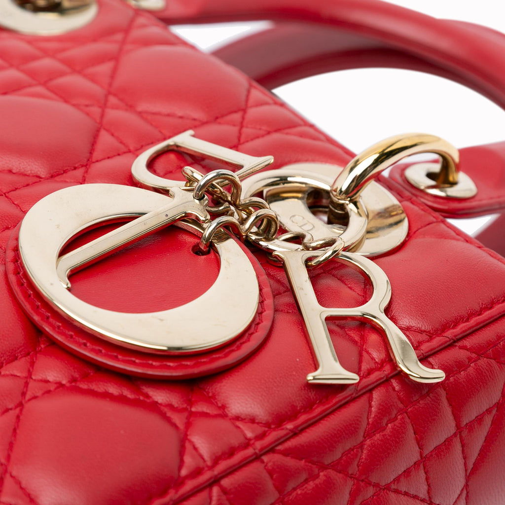 Dior Small Lambskin Cannage My ABCDior Lady Dior (SHG-OY8WXX)