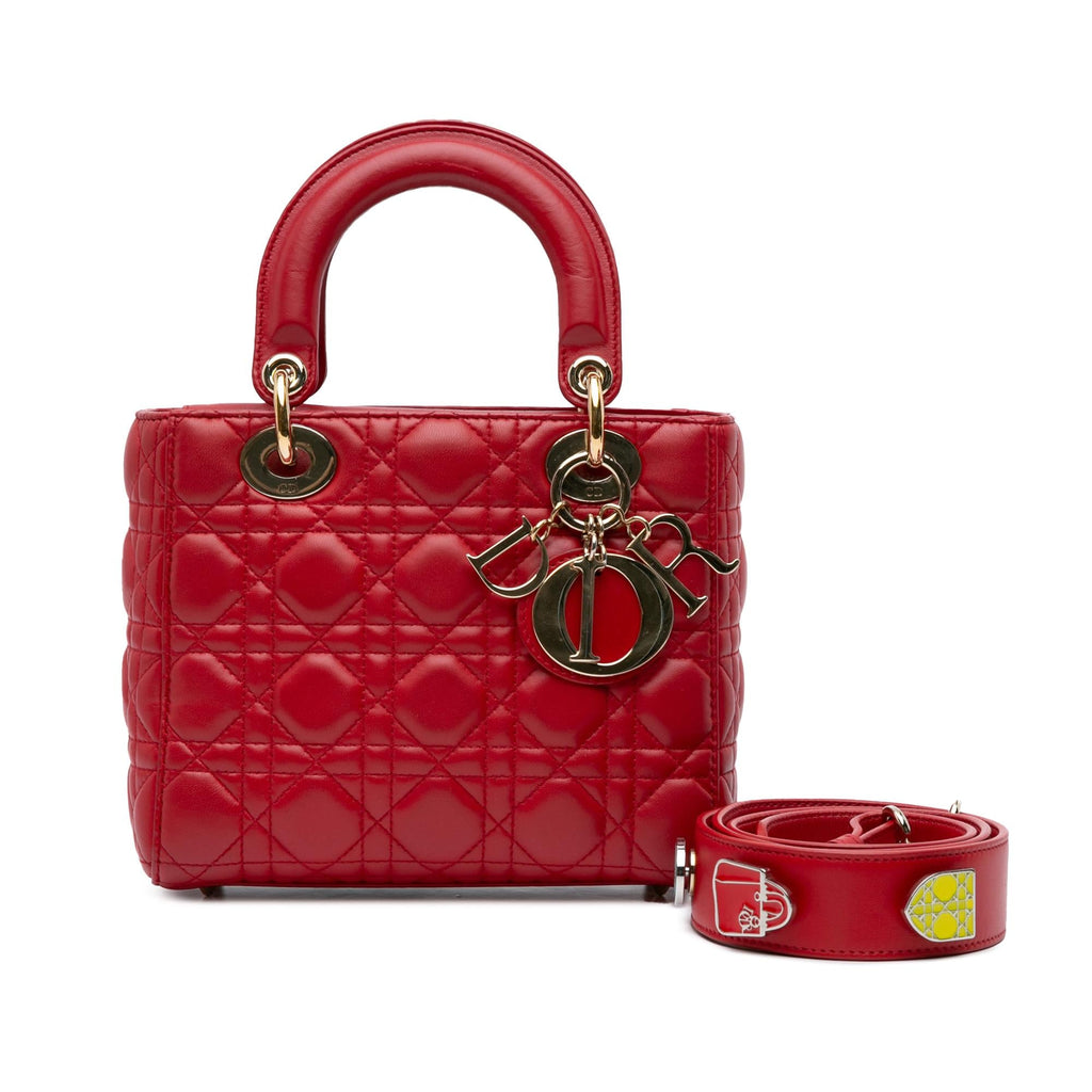 Dior Small Lambskin Cannage My ABCDior Lady Dior (SHG-OY8WXX)