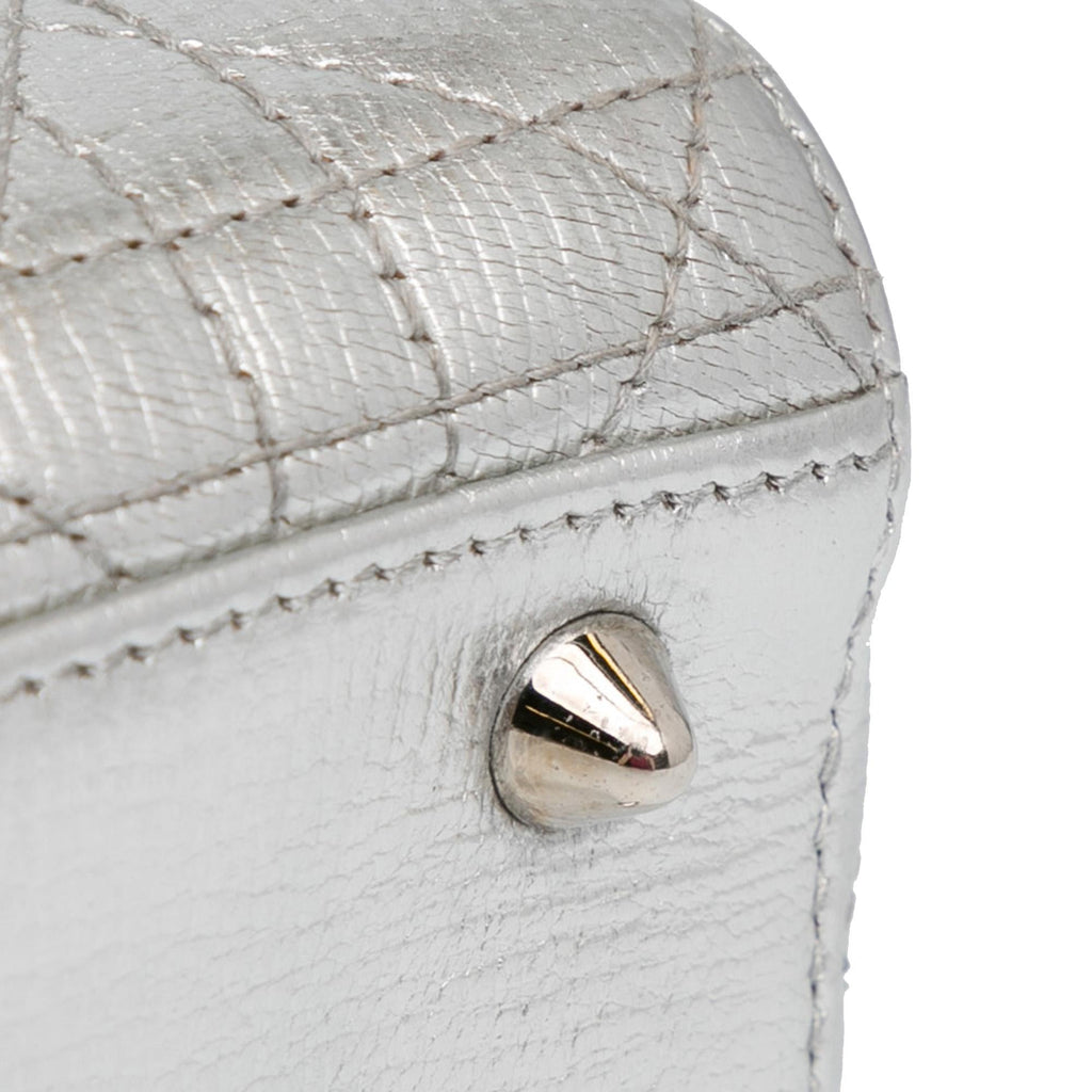 Dior Small Lambskin Cannage My Lady Dior Lucky Badges (SHG-uMPFtg)