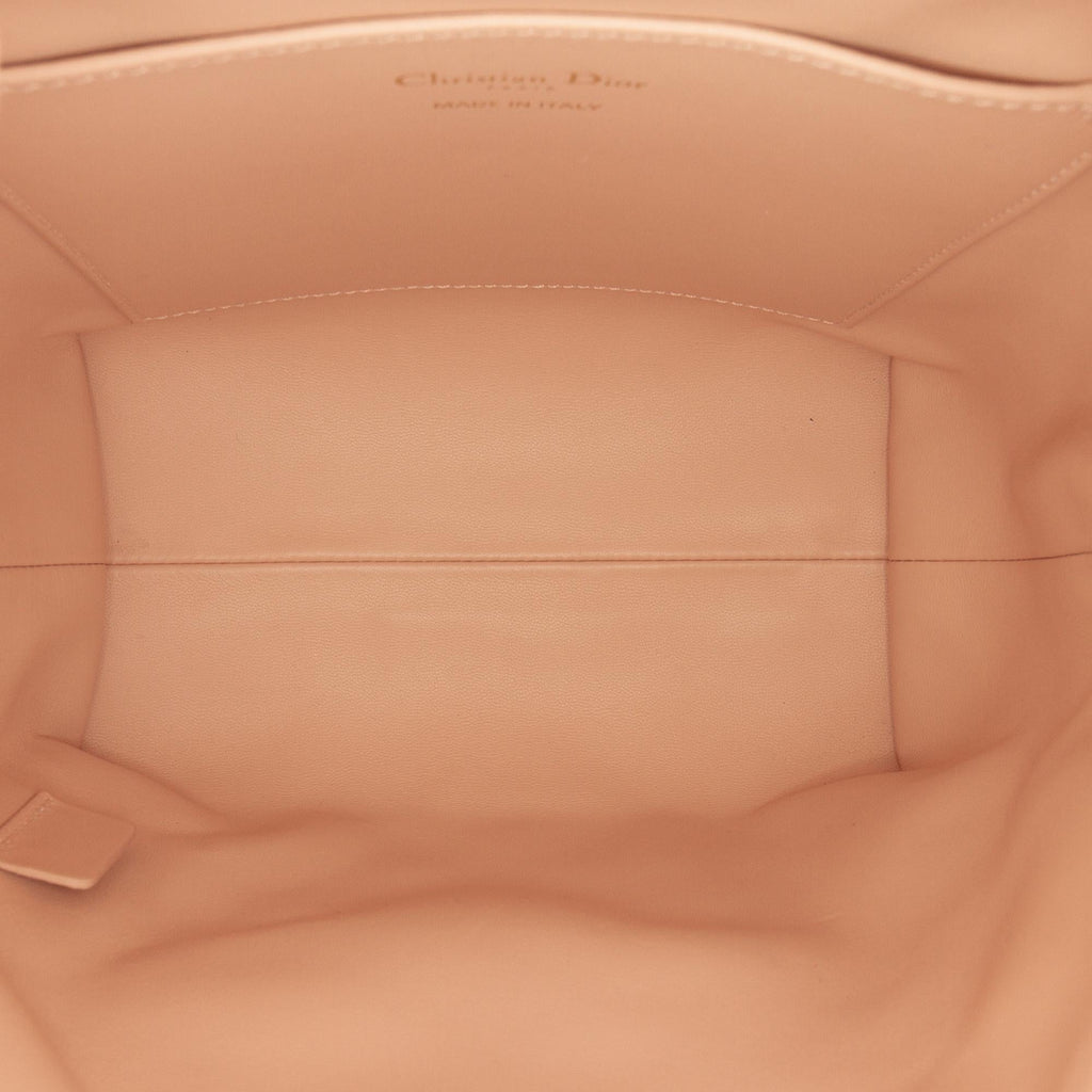 Dior Small Lambskin Macrocannage Caro Bucket Bag