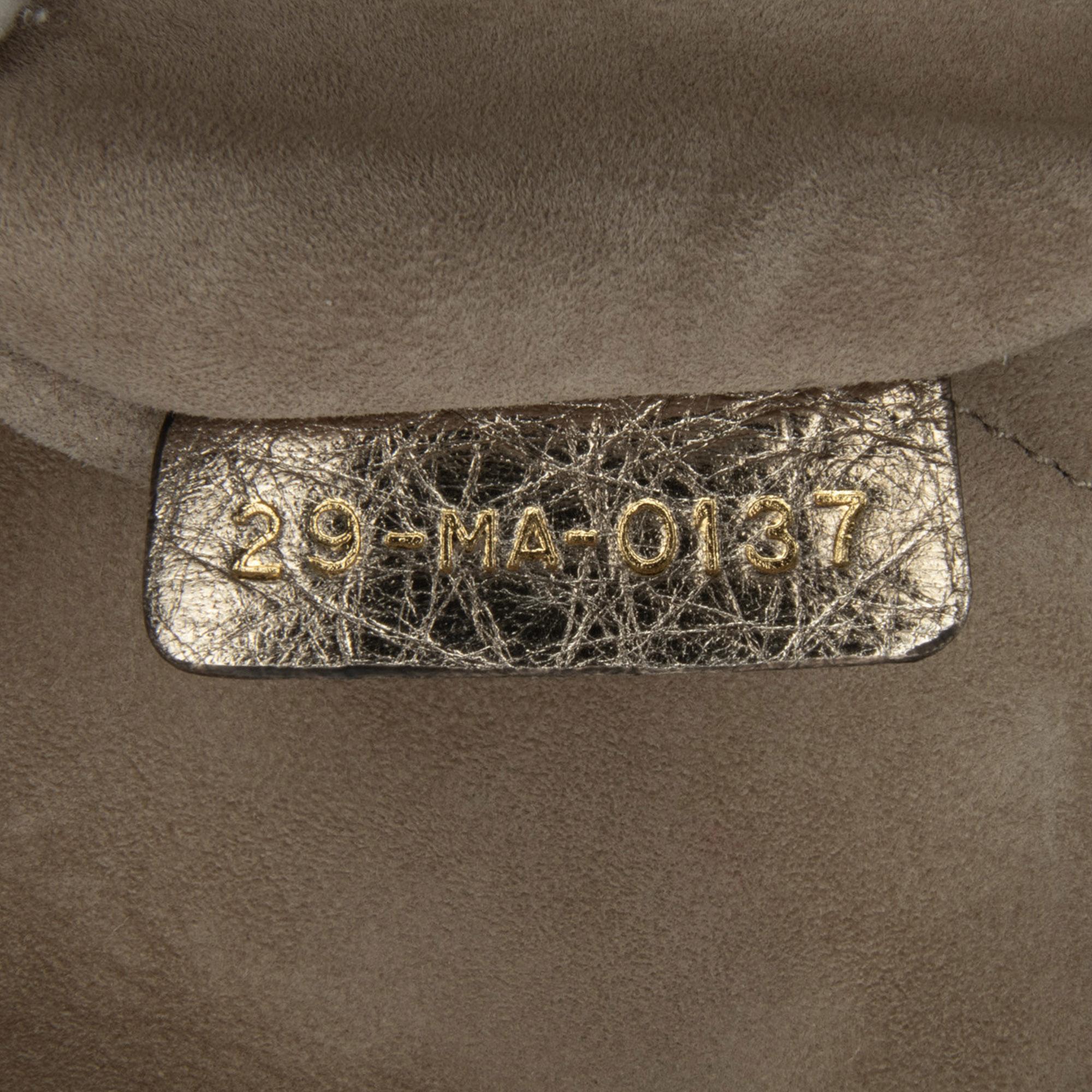 Dior Small Metallic Calfskin Cannage Supple Lady Dior (SHG-8pOeRj)