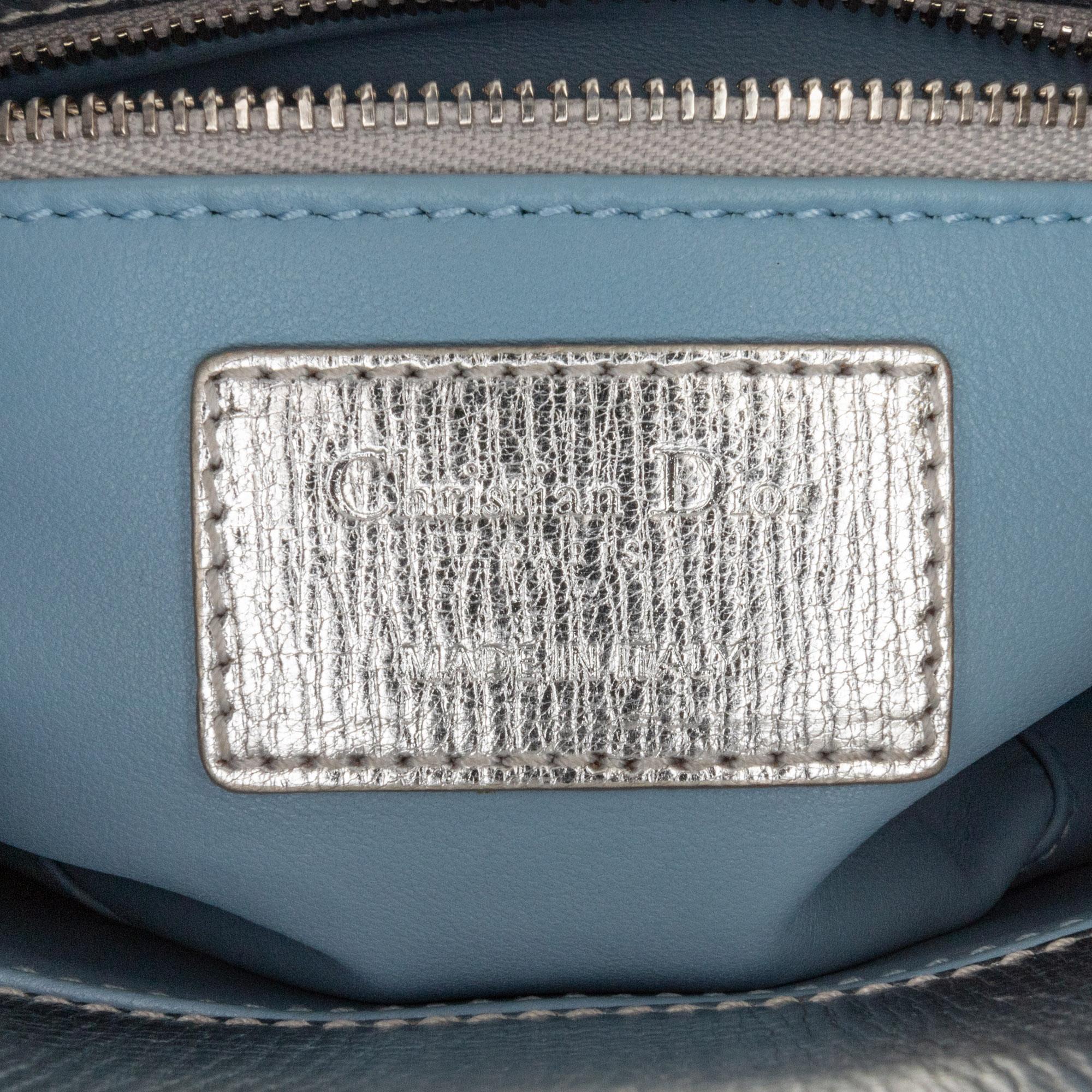 Dior Small Metallic Grained Calfskin Cannage Lucky Badges My Lady Dior (SHG-iCfjm7)