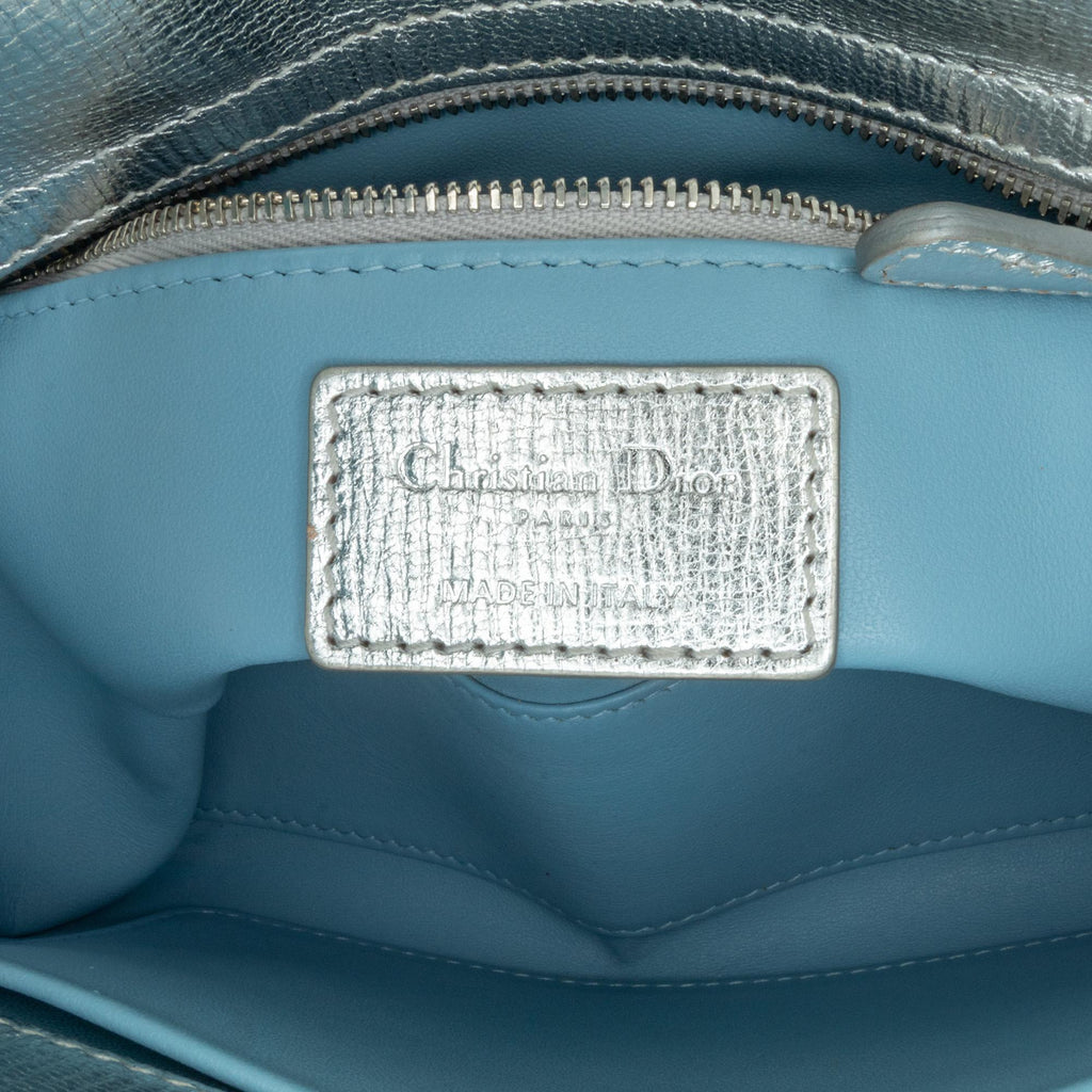 Dior Small Metallic Grained Calfskin Cannage Lucky Badges My Lady Dior (SHG-JrV0kw)