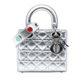 Dior Small Metallic Grained Calfskin Cannage My ABCDior Lady Dior