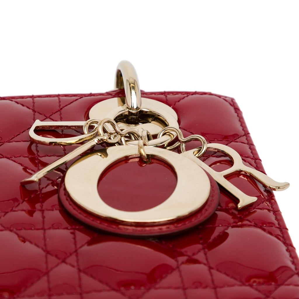 Dior Small Patent Cannage Lady Dior (SHG-PZW9FC)