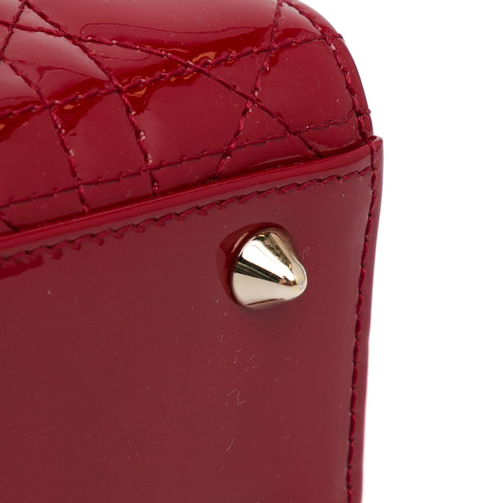 Dior Small Patent Cannage Lady Dior (SHG-PZW9FC)