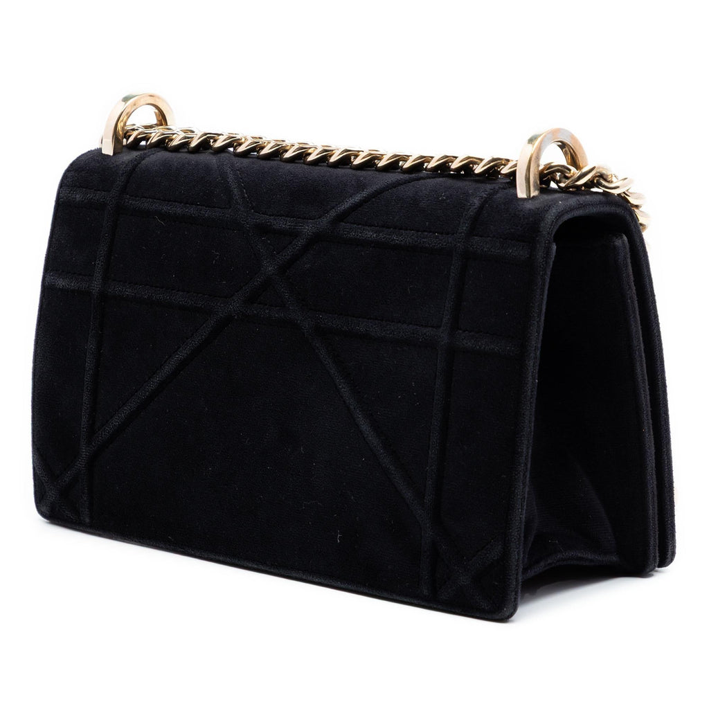Dior Small Velvet Diorama Flap