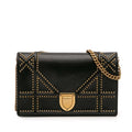 Dior Studded Calfskin Diorama Wallet on Chain