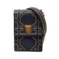 Dior Studded Lambskin Vertical Diorama Crossbody