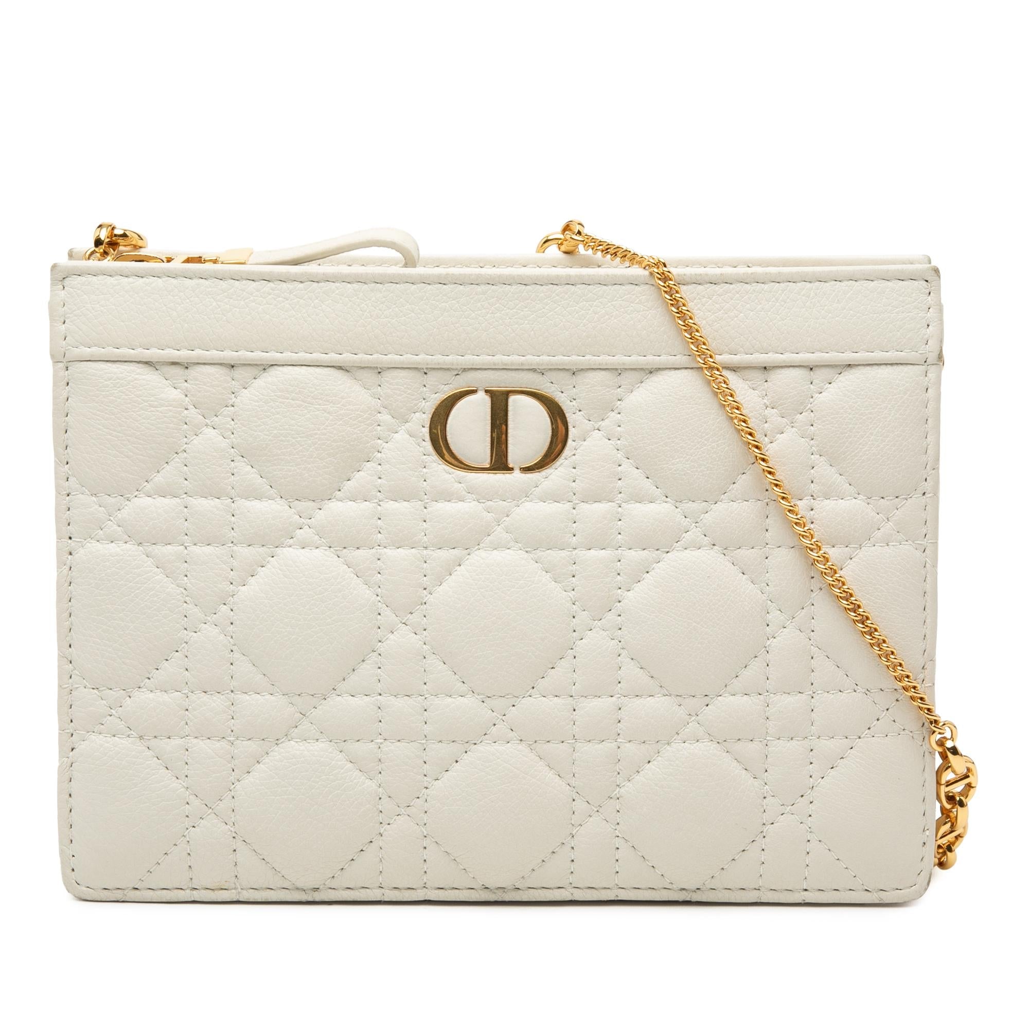 Dior Supple Cannage Calfskin Caro Every Dior Pouch