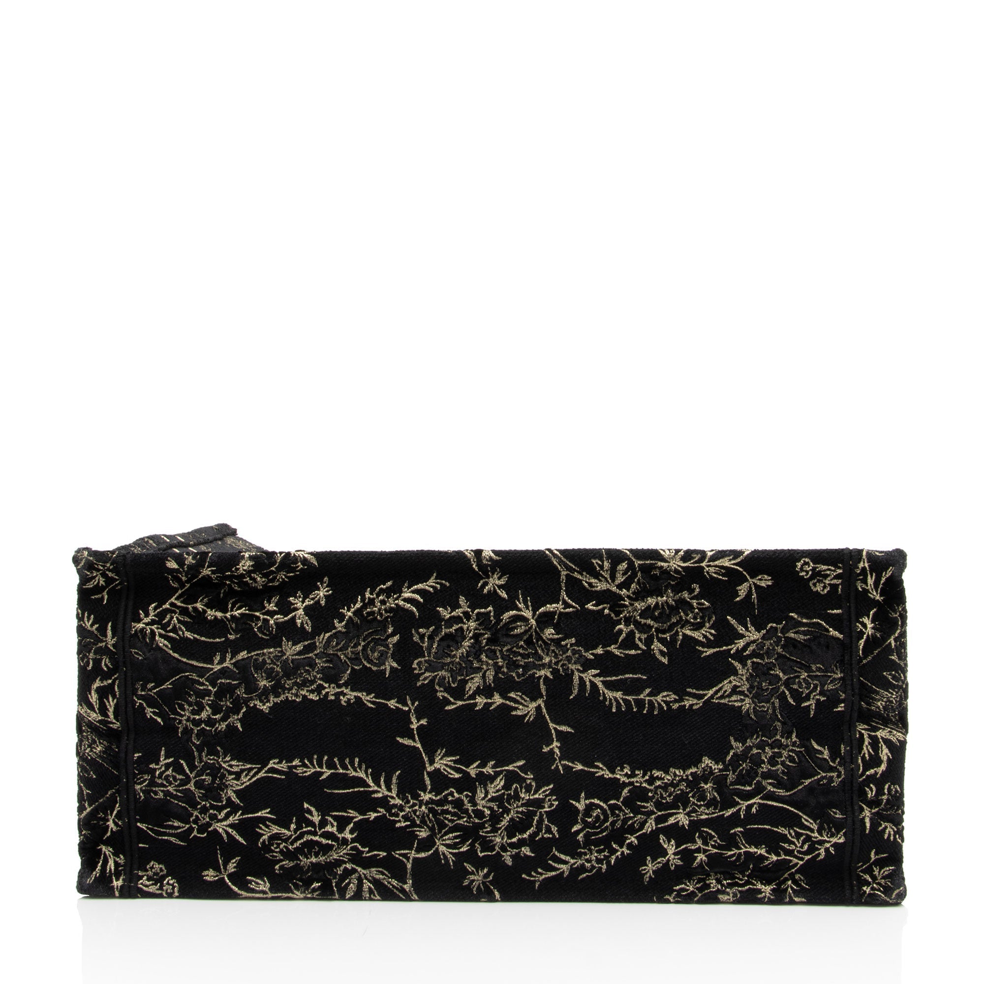 Dior Velvet Jardin d'Hiver Large Book Tote (SHF-6hqWXM)