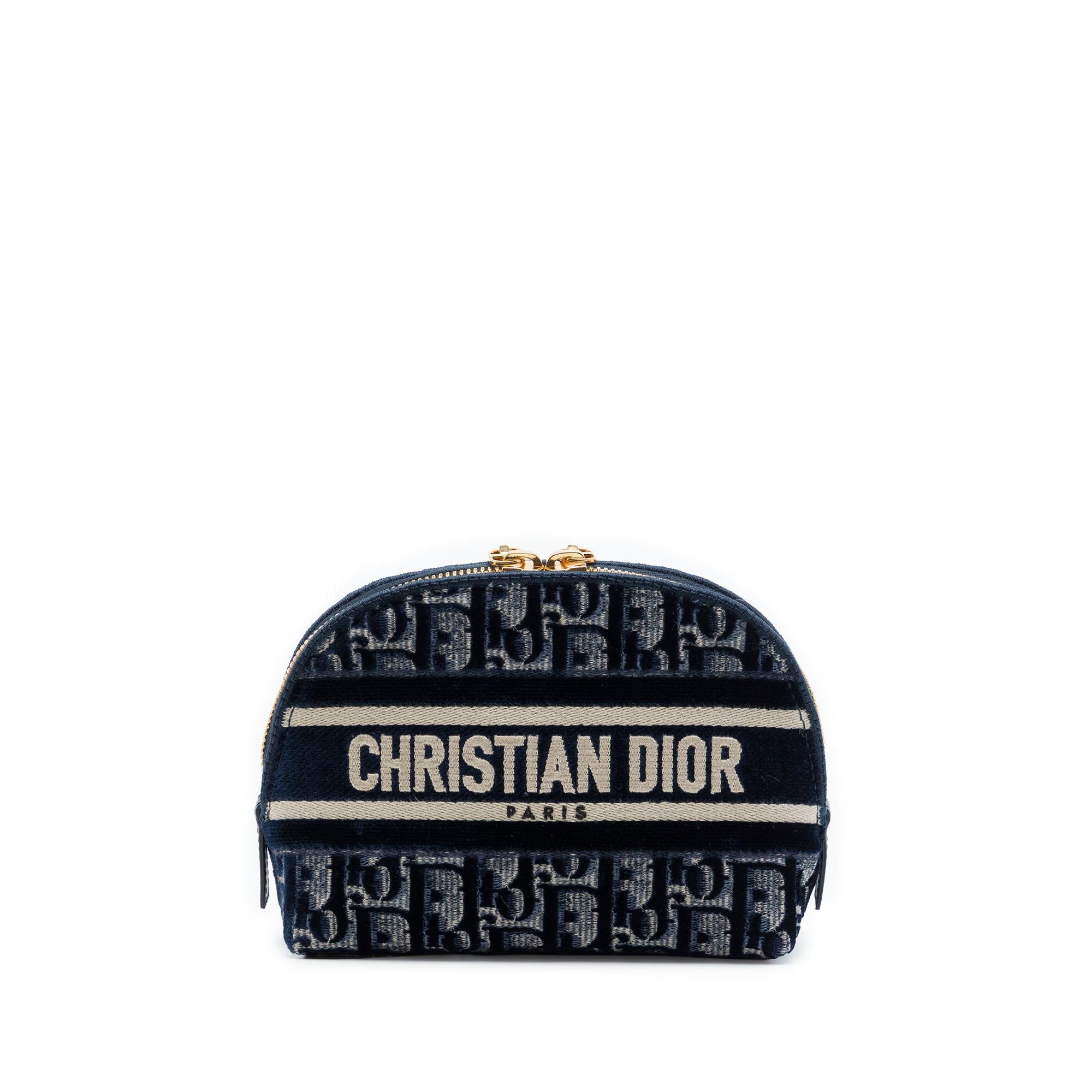 Dior Velvet Oblique Cosmetic Pouch