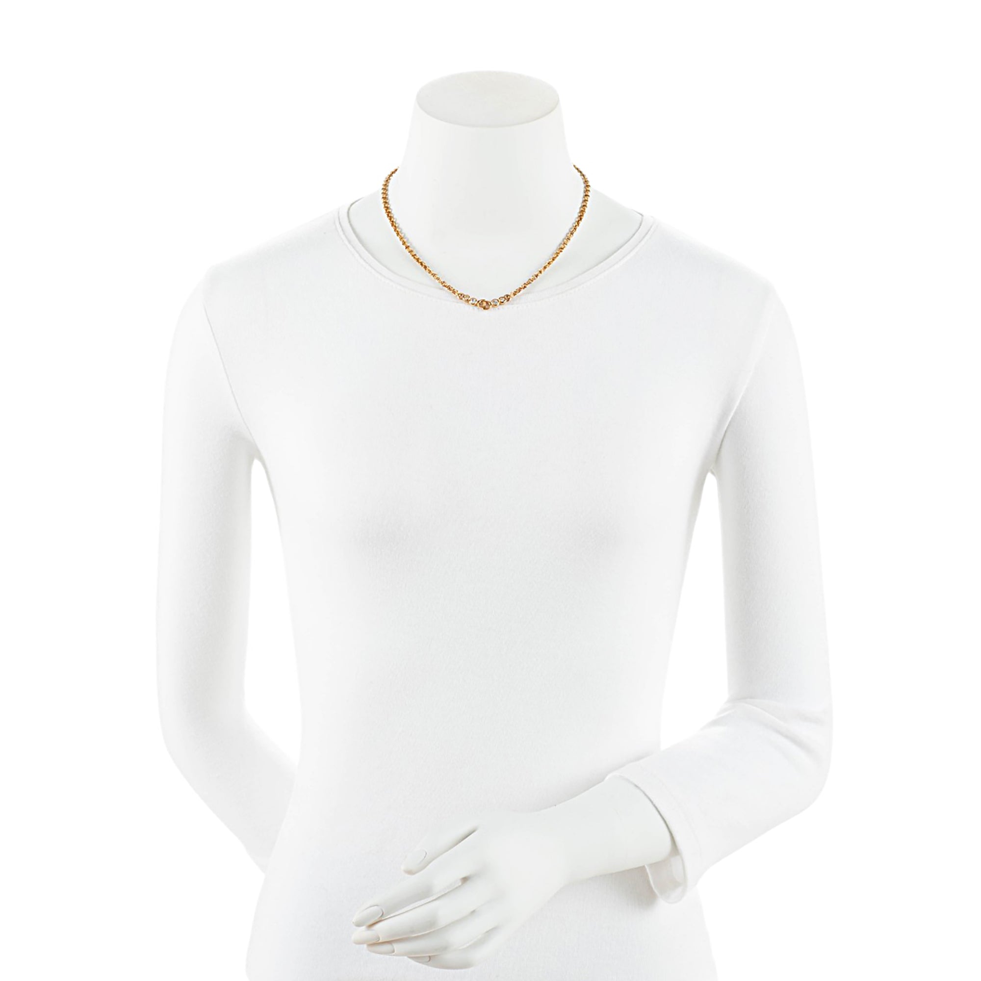 Dior Vintage Crystal CD Necklace