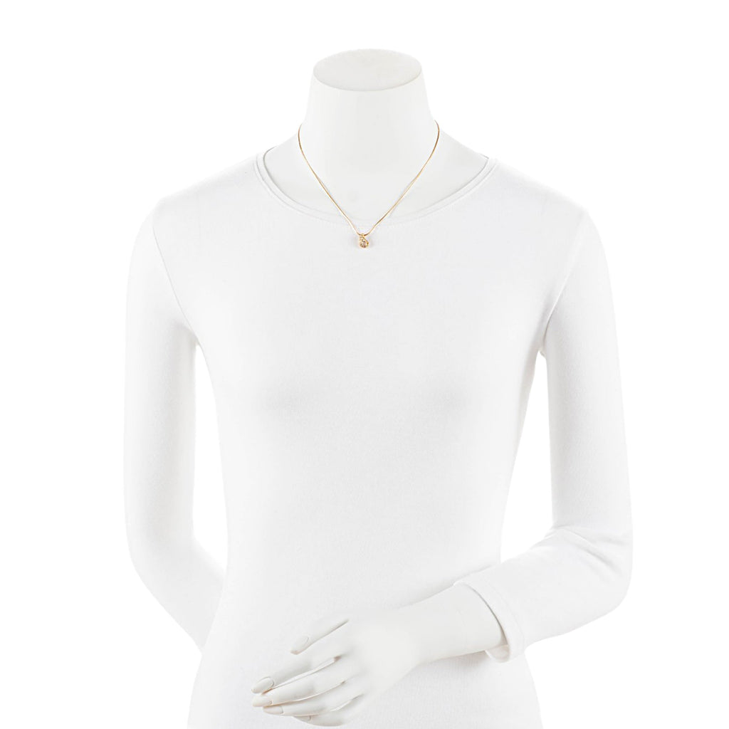 Dior Vintage Crystal Teardrop Necklace