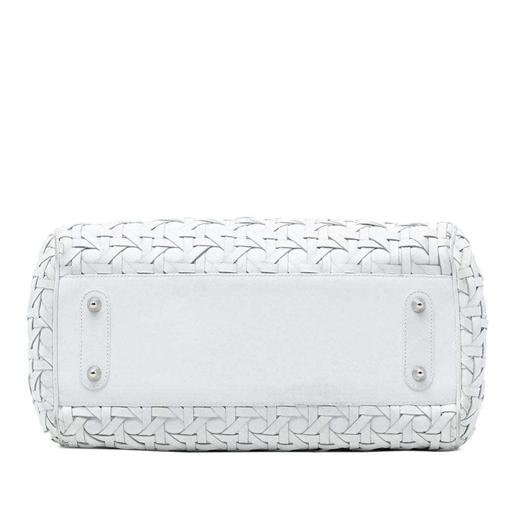 Dior Woven Lambskin Lady Dior Avenue Tote