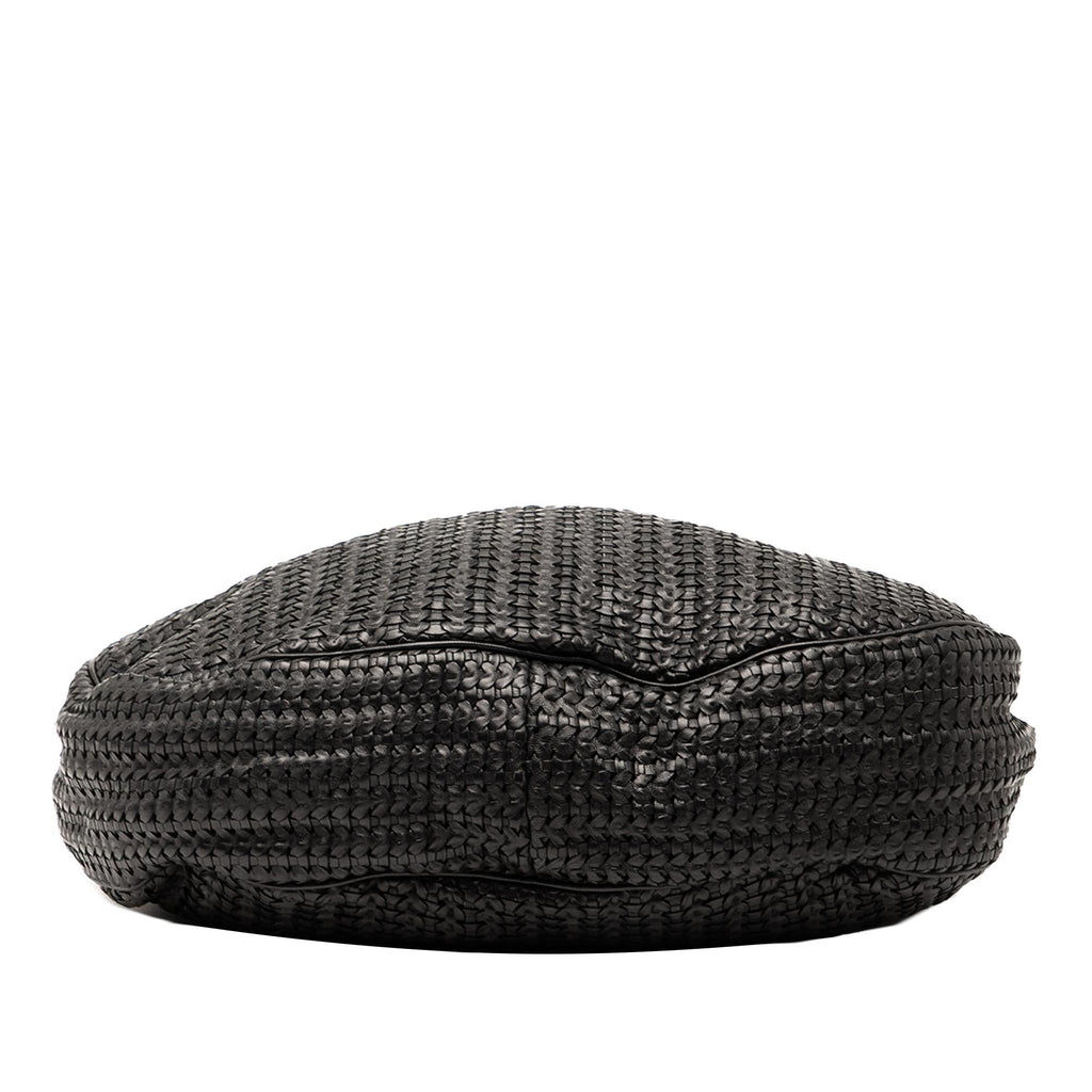 Dior Woven Lambskin Soft Lady Dior Hobo
