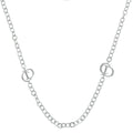 Christian Dior Silver CD Long Chain Necklace