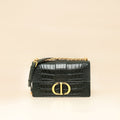 Christian Dior Forest Green Alligator 30 Montaigne Medium Bag