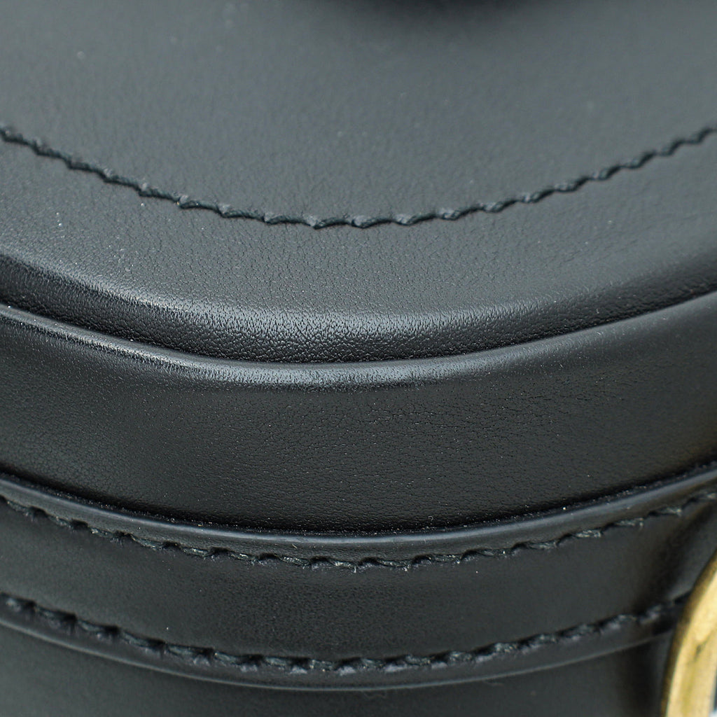 Christian Dior Black D Fence Saddle Small Bag