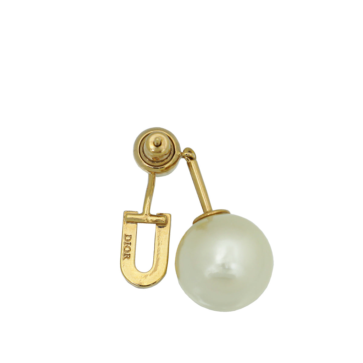 Christian Dior White My ABCDior U Tribales Single Earring