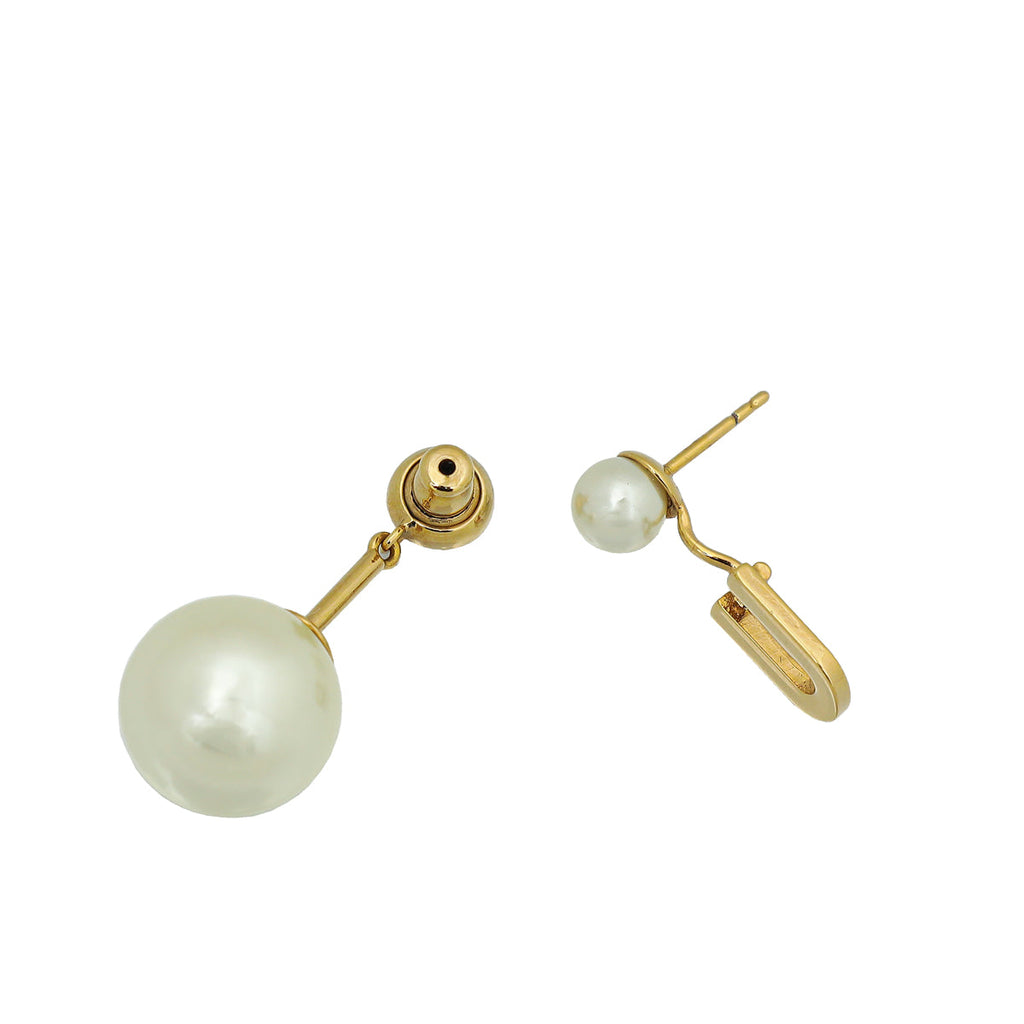 Christian Dior White My ABCDior U Tribales Single Earring