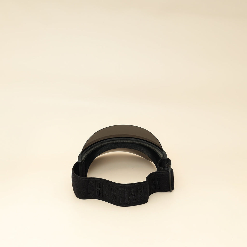 Christian Dior Black DiorClub V1U Visor