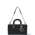 Dior Lady D-Joy Medium Black Cannage Lambskin