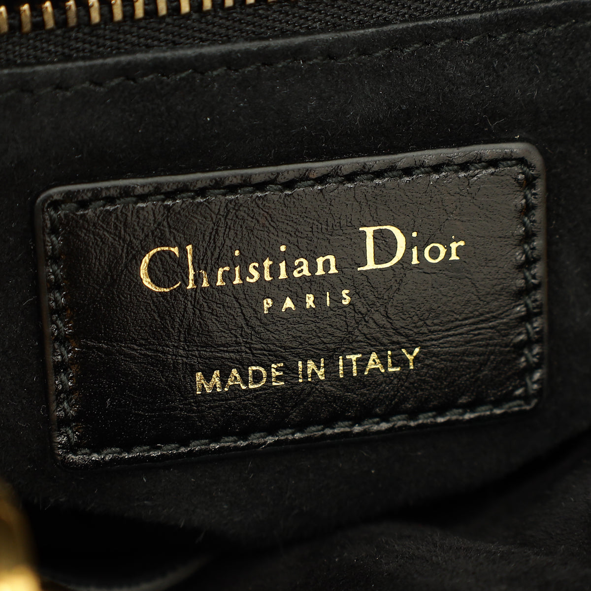 Christian Dior Black Lady Dior Small My ABCDior Bag