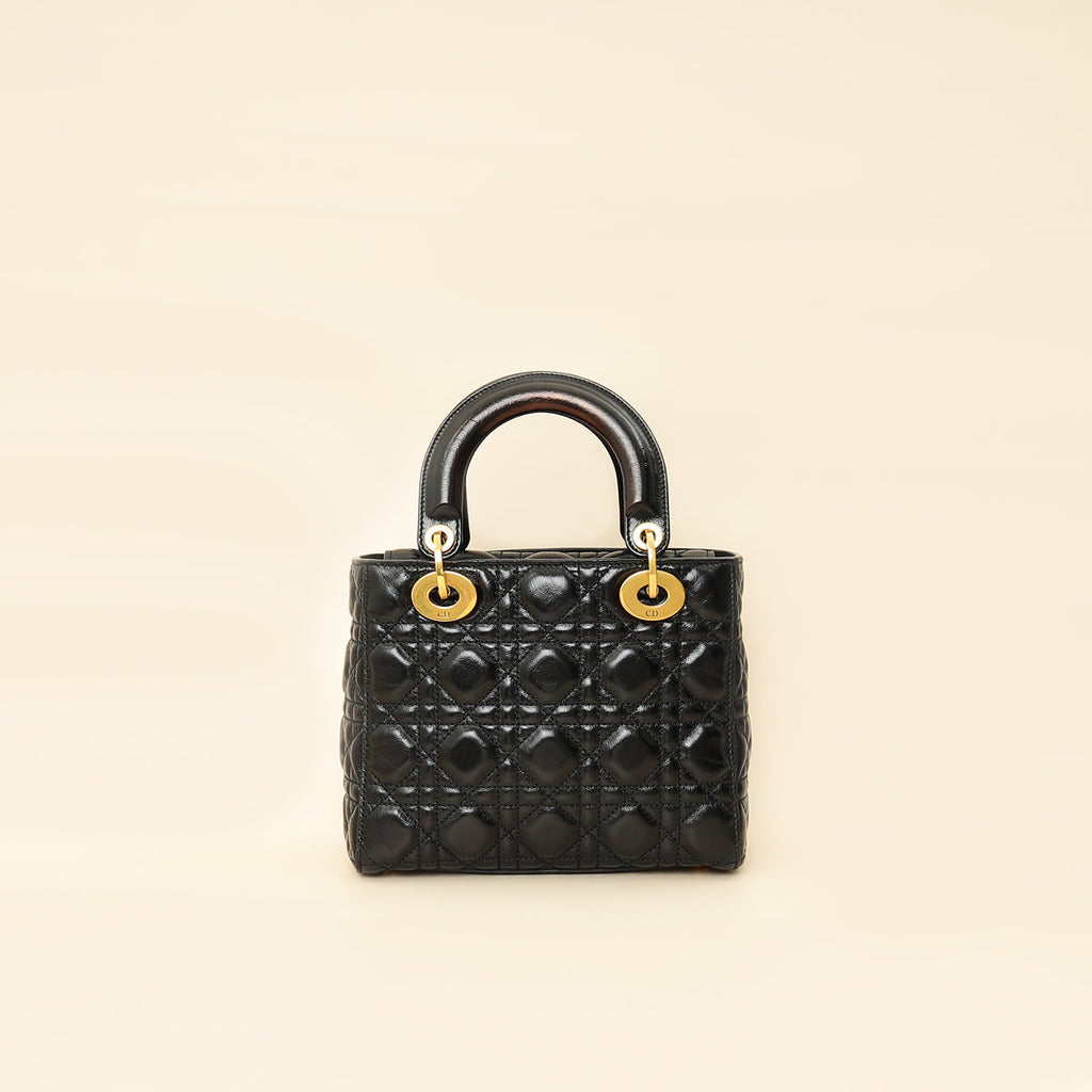 Christian Dior Black Lady Dior Small My ABCDior Bag