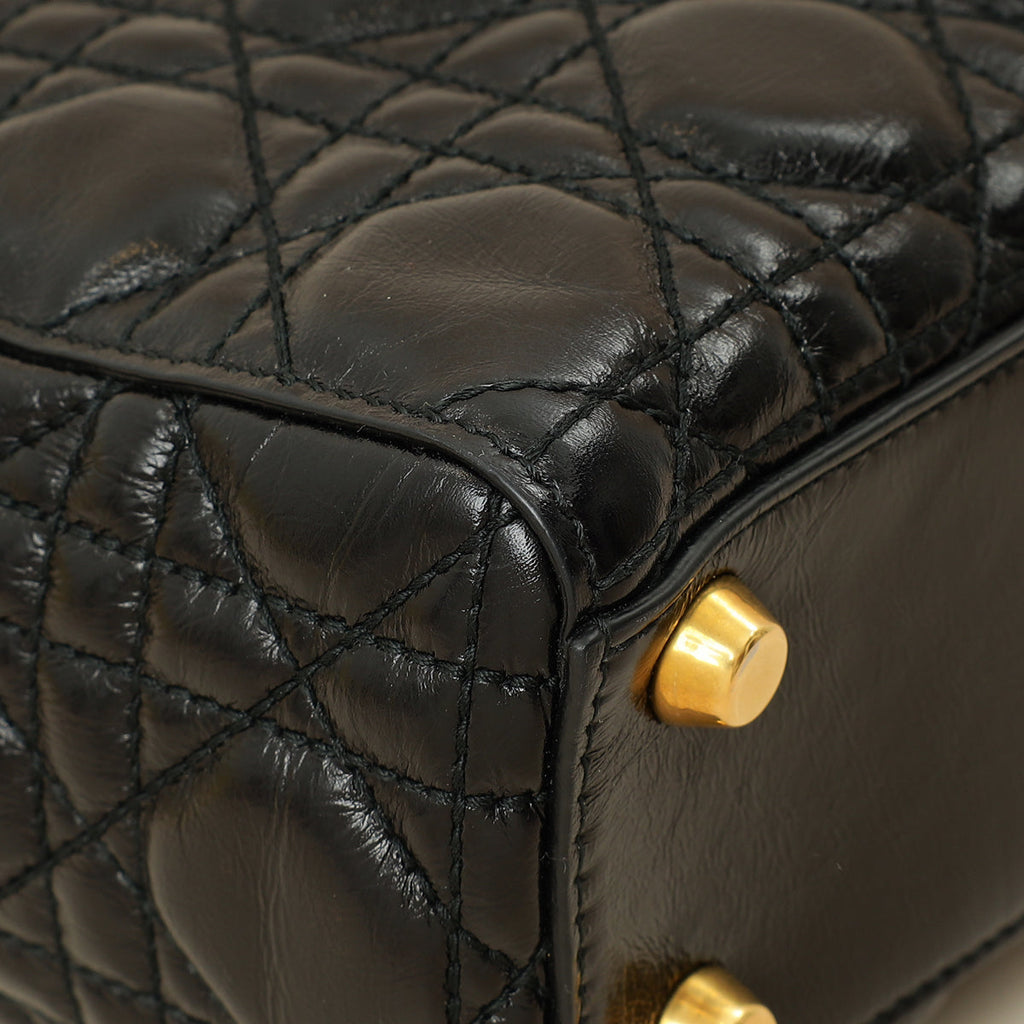 Christian Dior Black Lady Dior Small My ABCDior Bag