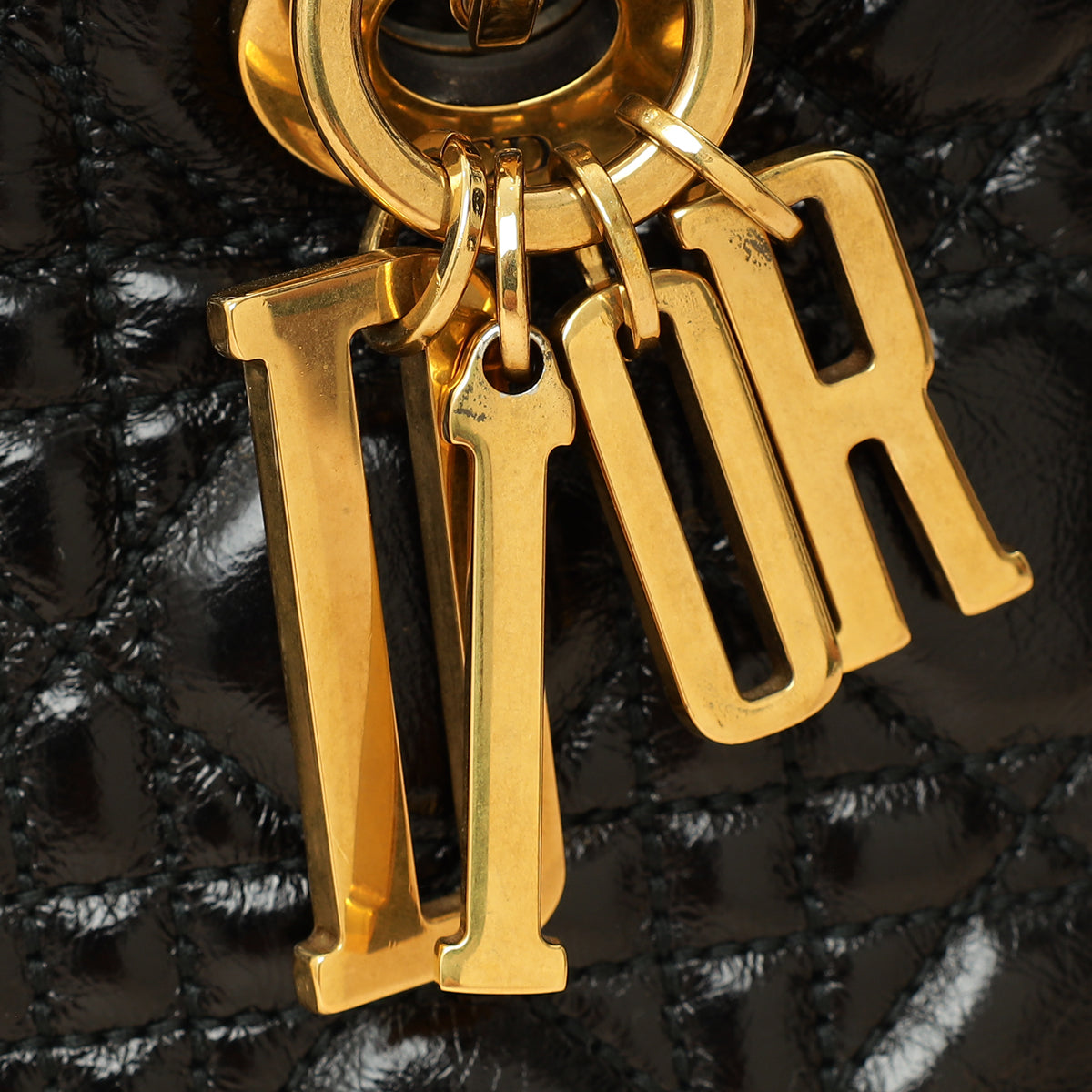 Christian Dior Black Lady Dior Small My ABCDior Bag